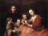 Rembrandt Family Group painting